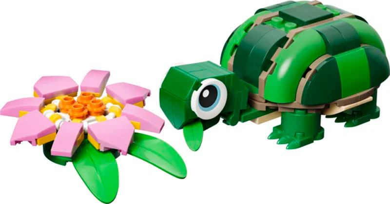 LEGO Creator Turtle with a Water Lily Flower 31377 - Image 5