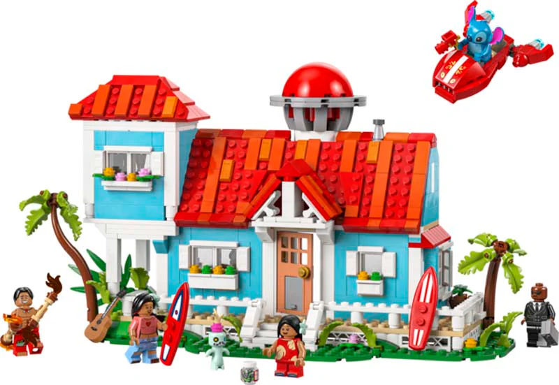 LEGO Disney Lilo and Stitch Beach House 43268 - Image 2