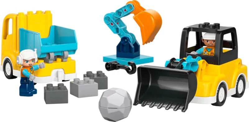 LEGO DUPLO 3 in 1 Construction Vehicles - Image 4