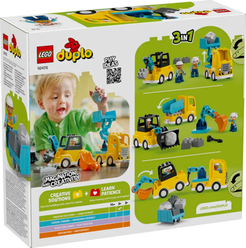 LEGO DUPLO 3 in 1 Construction Vehicles - Image 5