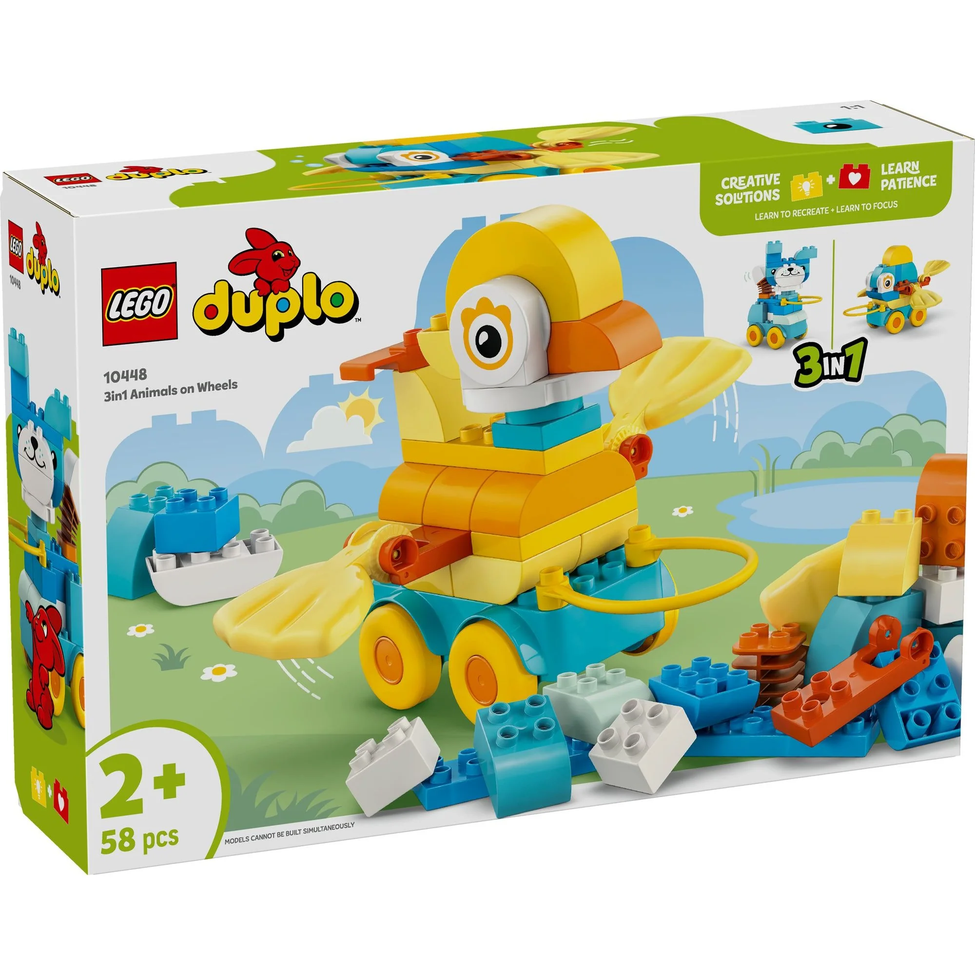 LEGO Duplo 3in1 Animals on Wheels 10448 - Image 8