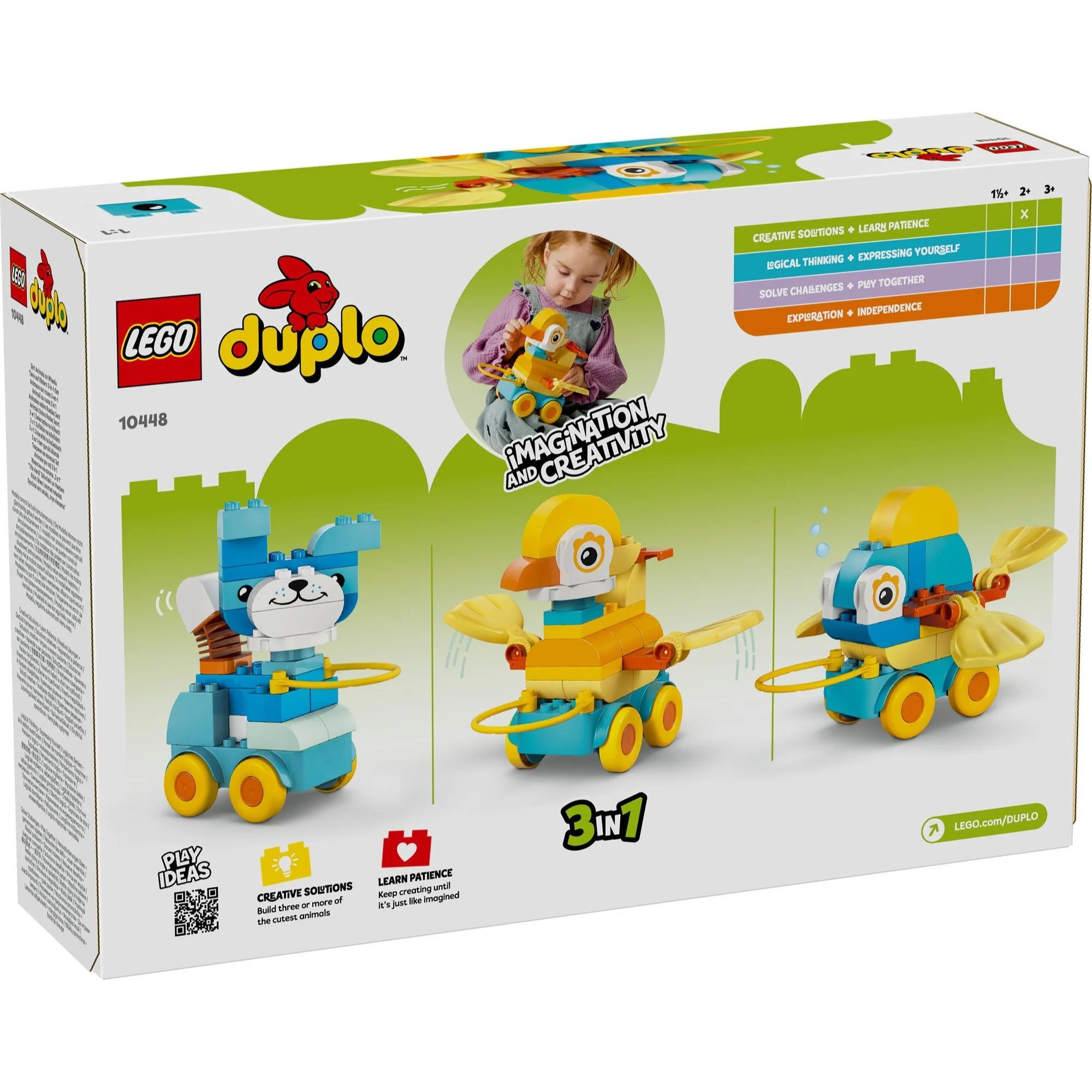 LEGO Duplo 3in1 Animals on Wheels 10448 - Image 9
