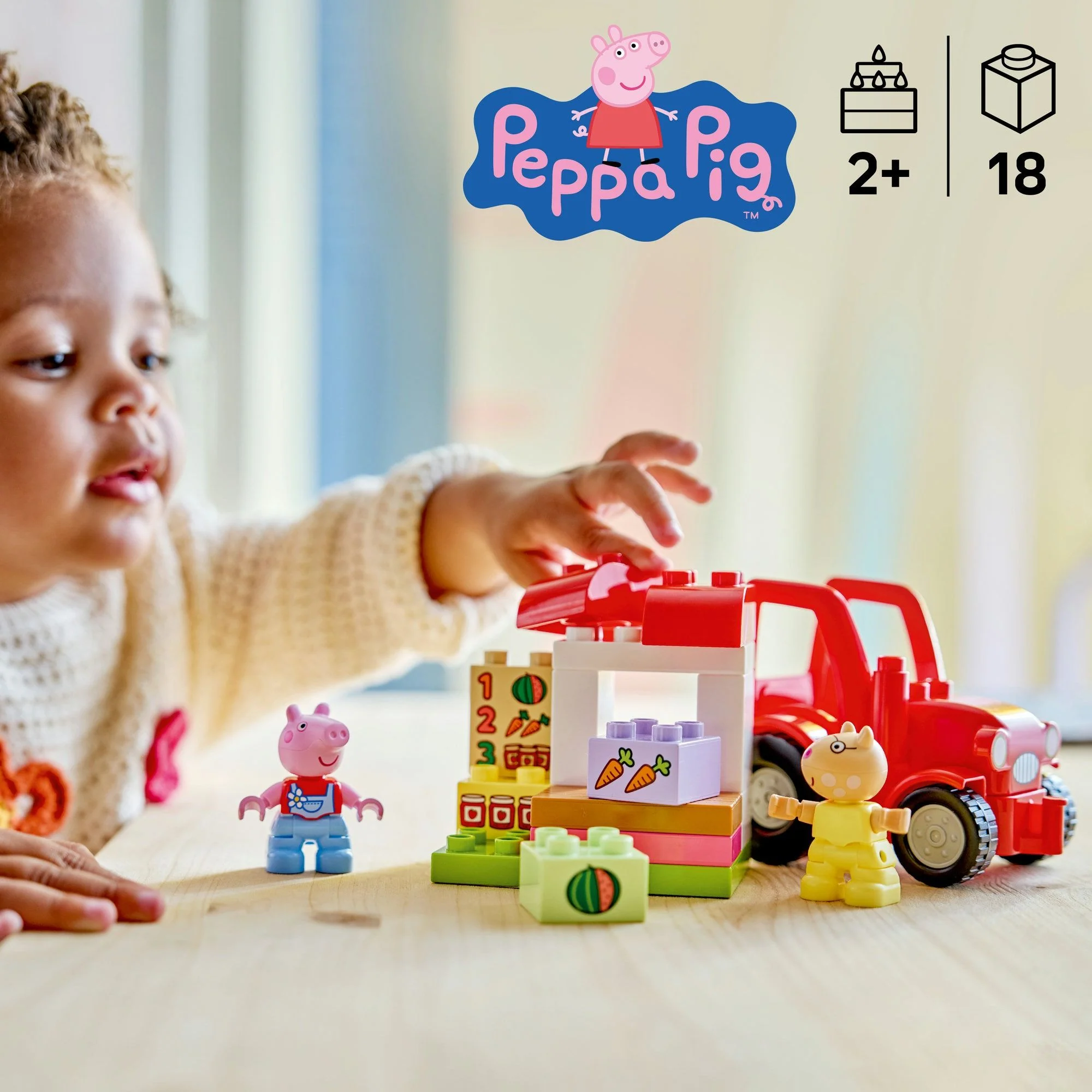 LEGO DUPLO Tractor and Market - Image 5
