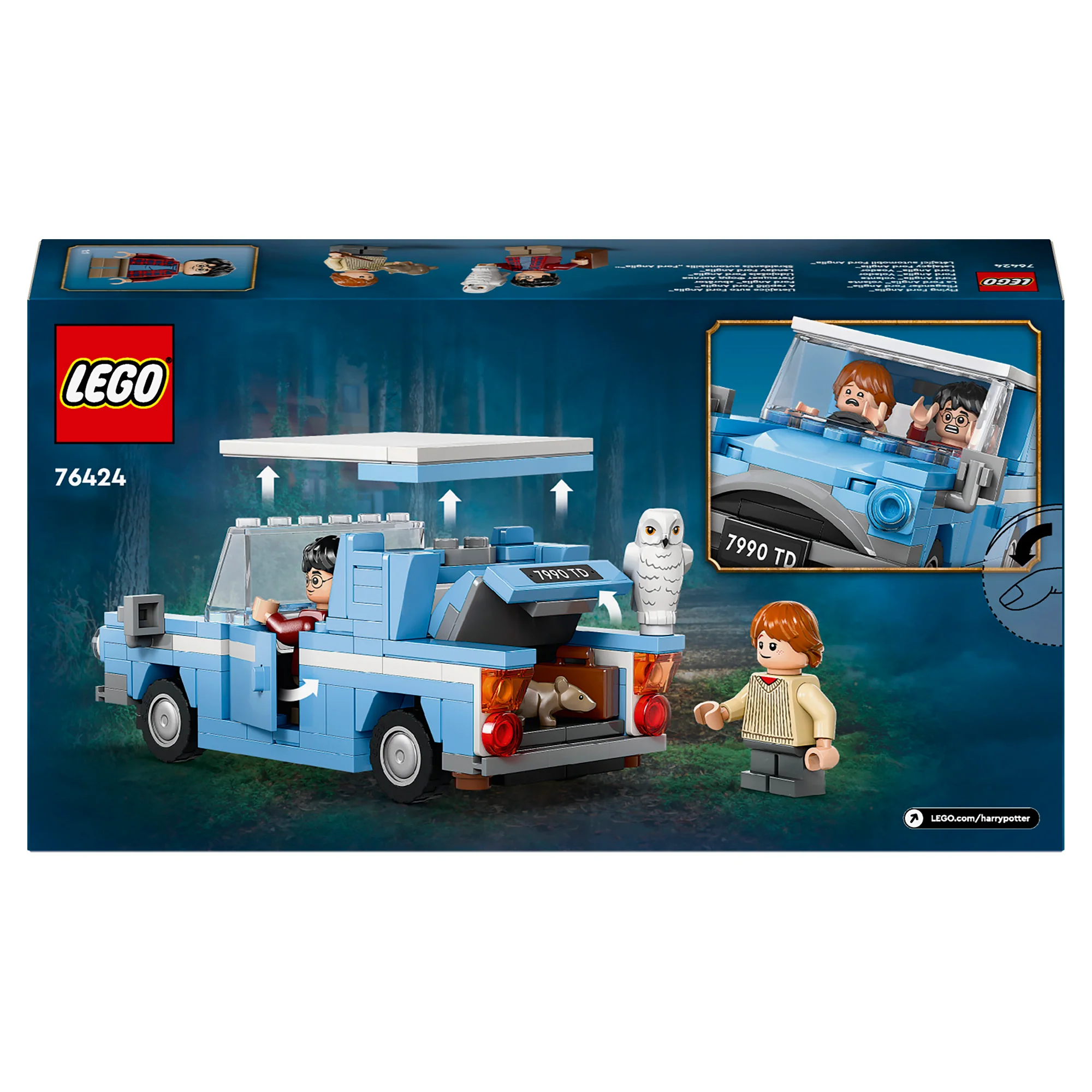 LEGO Harry Potter Flying Ford Anglia 76424, (165-Pieces) - Image 5