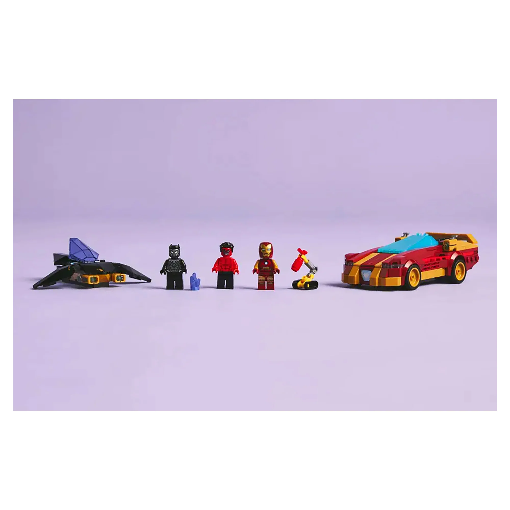 LEGO Marvel Iron Man Car & Black Panther Vs Red Hulk 76310 - Image 9
