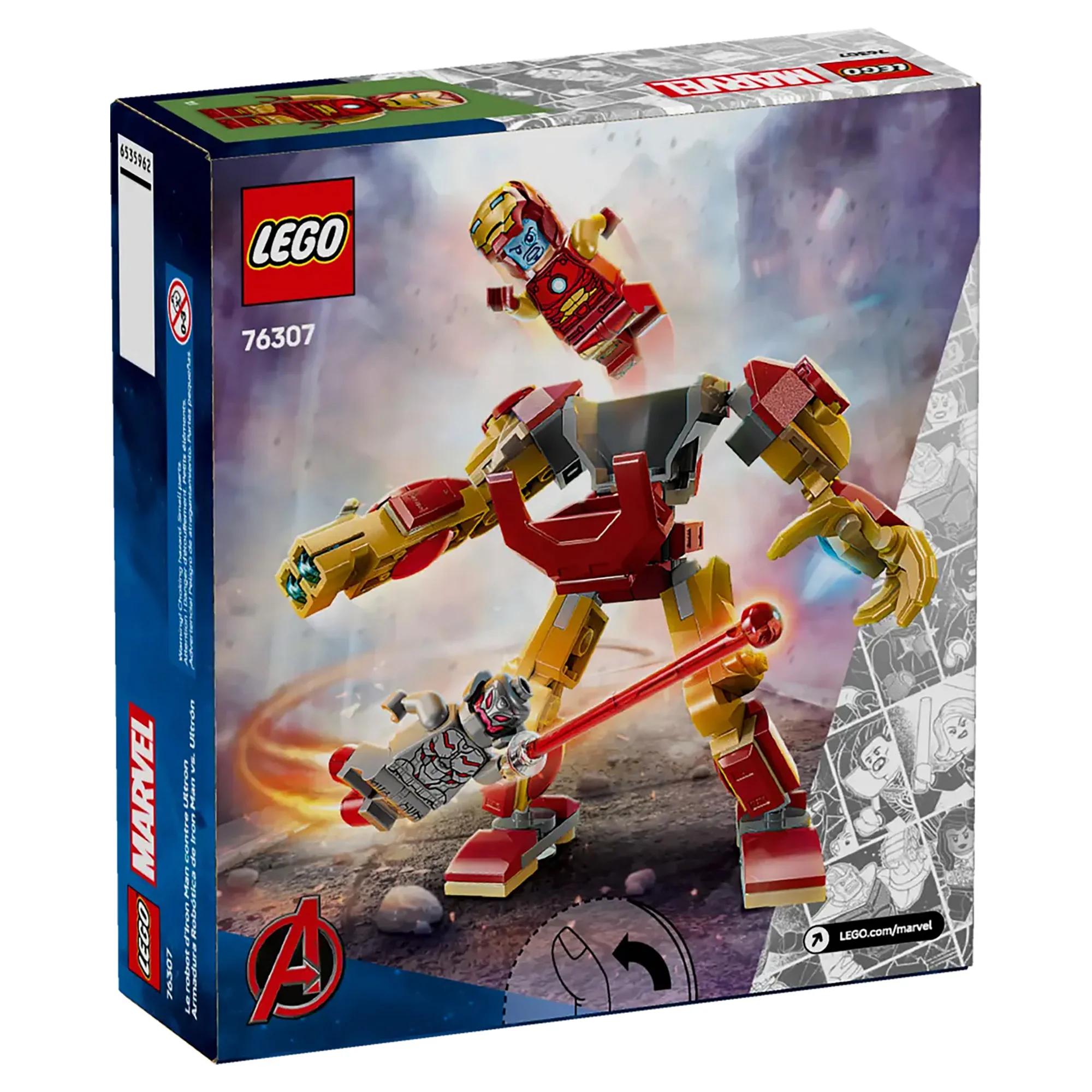 LEGO Marvel Iron Man Mech vs. Ultron 76307 - Image 7
