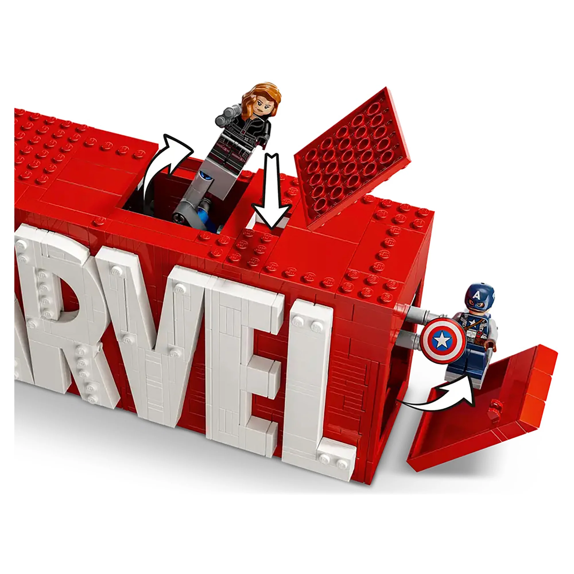 LEGO Marvel Logo & Minifigures 76313 - Image 4