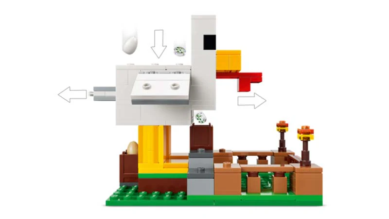 LEGO Minecraft Chicken Farm 21585 - Image 5