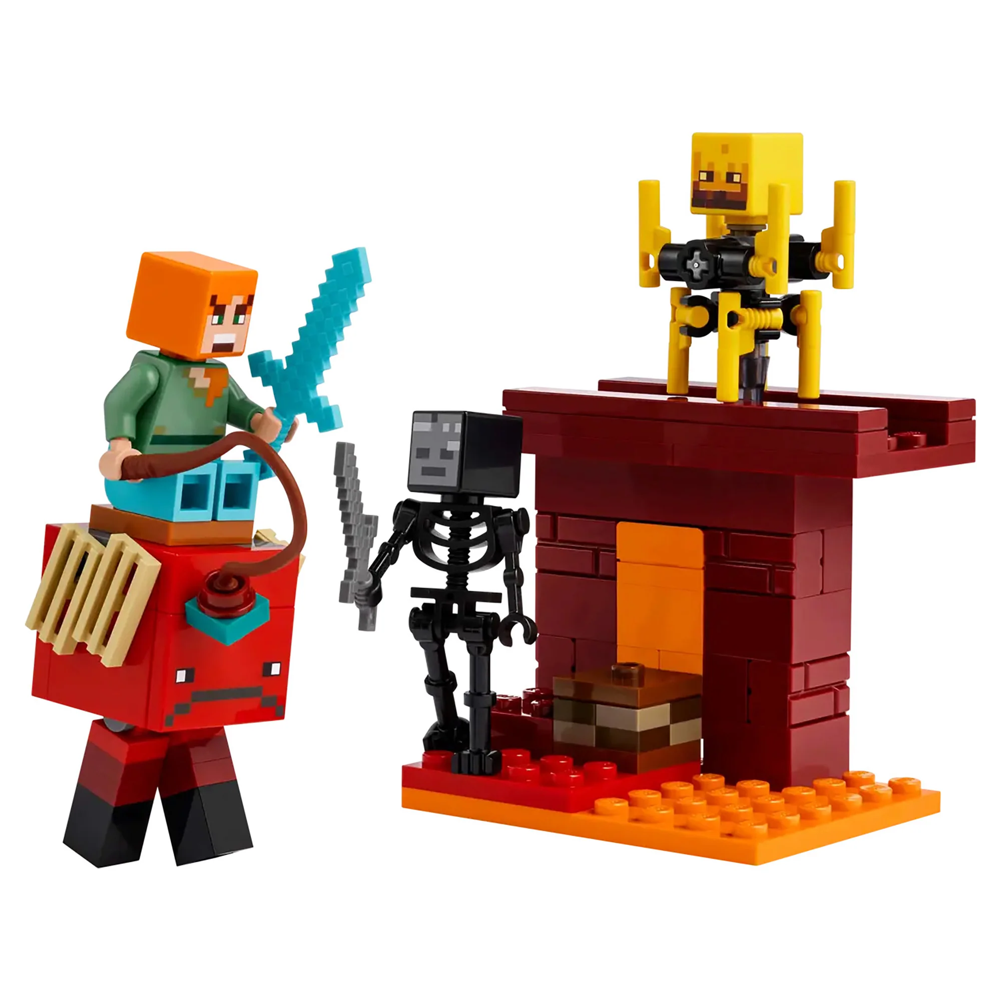 LEGO Minecraft The Nether Lava Battle 21266 - Image 2