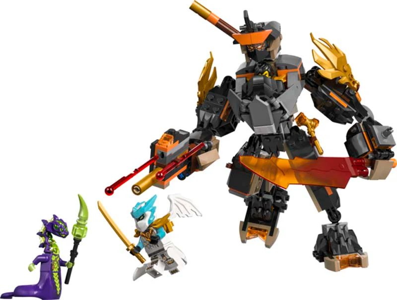 LEGO Ninjago Cole's Mission Mech & Dragon Zane 71854 - Image 2
