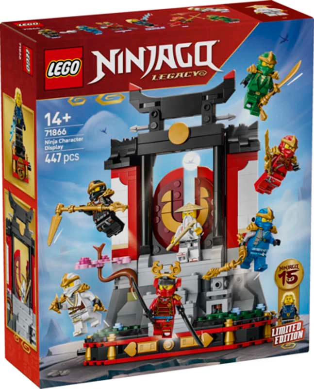 LEGO Ninjago Ninja Character Display 15th Anniversary 71866 - Image 4
