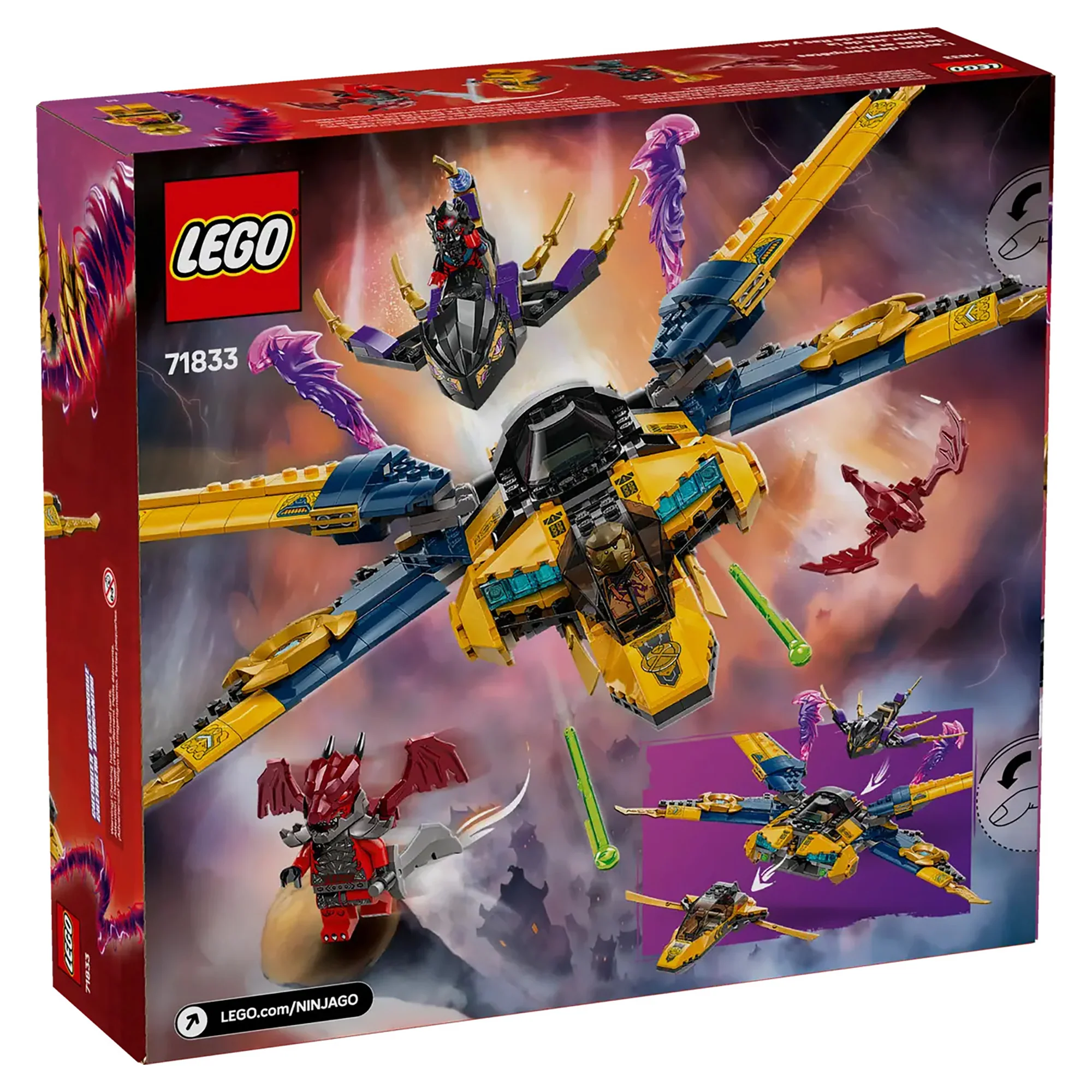 LEGO Ninjago Ras and Arin's Super Storm Jet 71833 - Image 10