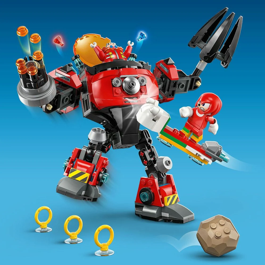 LEGO Sonic Knuckles vs. Dr. Eggman Egg Crusher Mech 77005 - Image 4