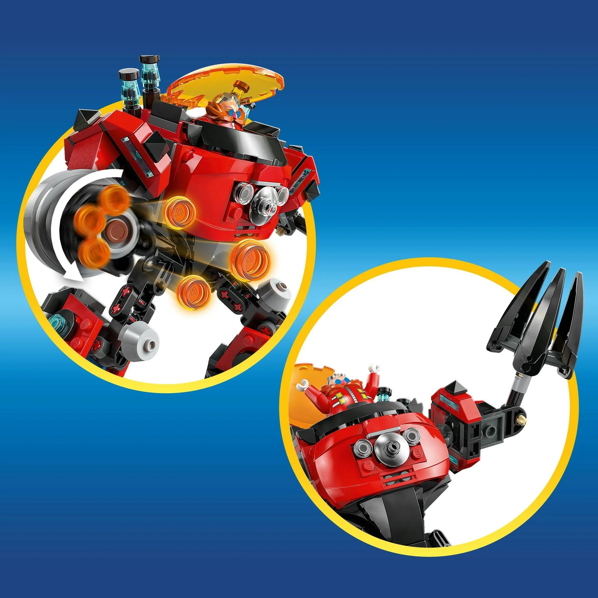 LEGO Sonic Knuckles vs. Dr. Eggman Egg Crusher Mech 77005 - Image 5