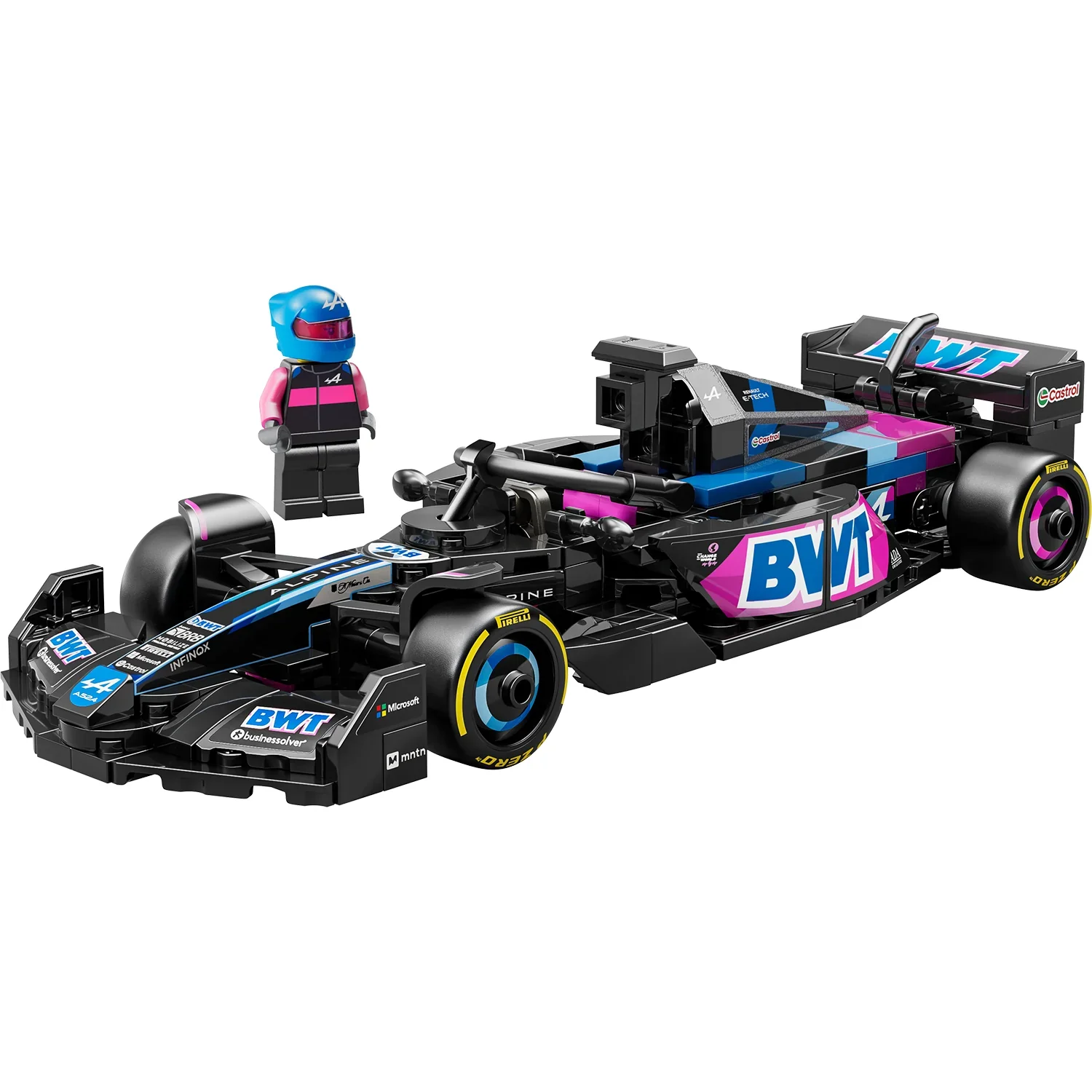 LEGO Speed Champions BWT Alpine F1 Team A524 Race Car - Image 4