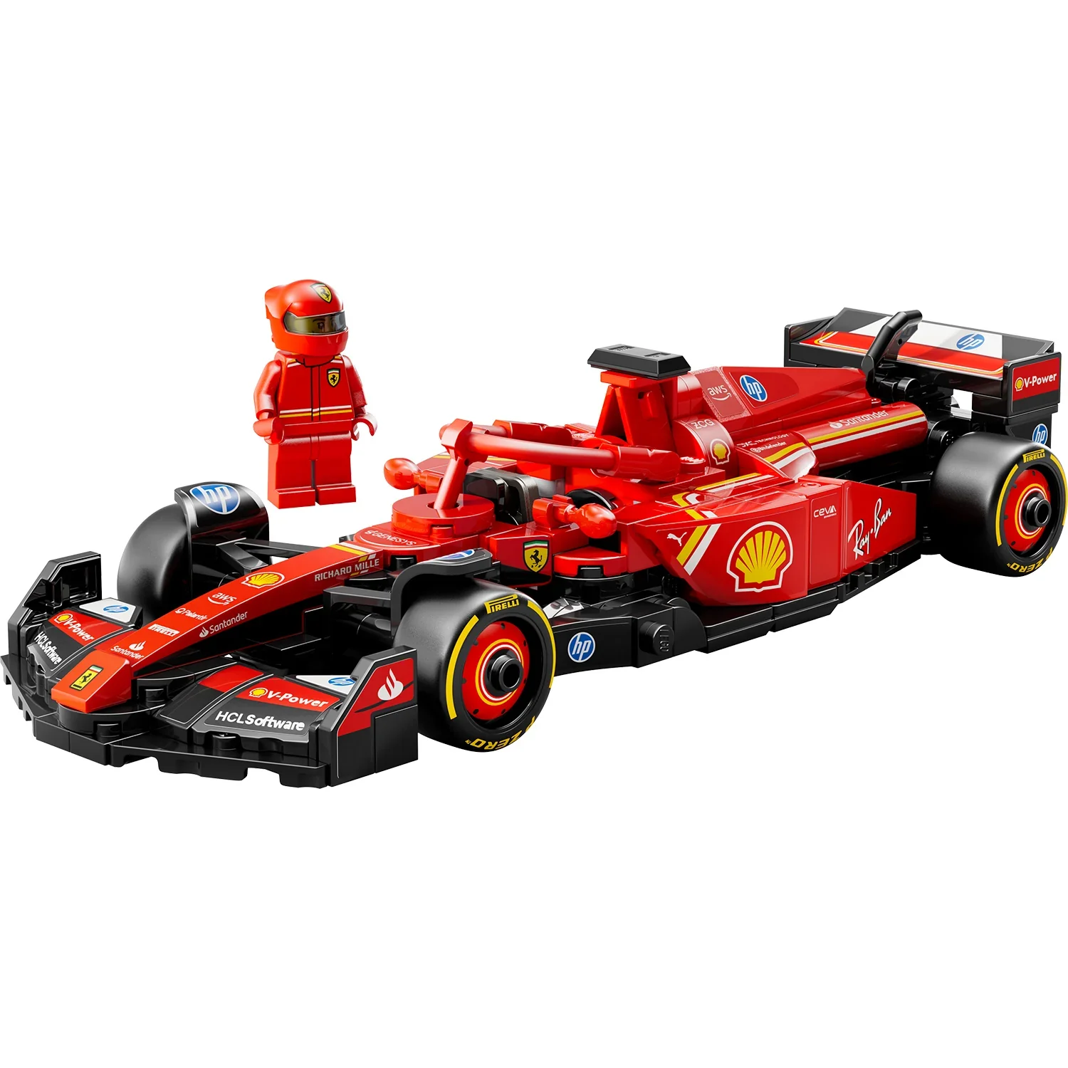 LEGO Speed Champions Ferrari SF-24 F1 Race Car - Image 4