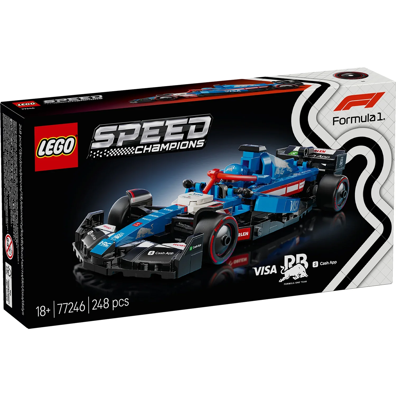 LEGO Speed Champions Visa Cash App RB VCARB 01 F1 Race Car - Image 3
