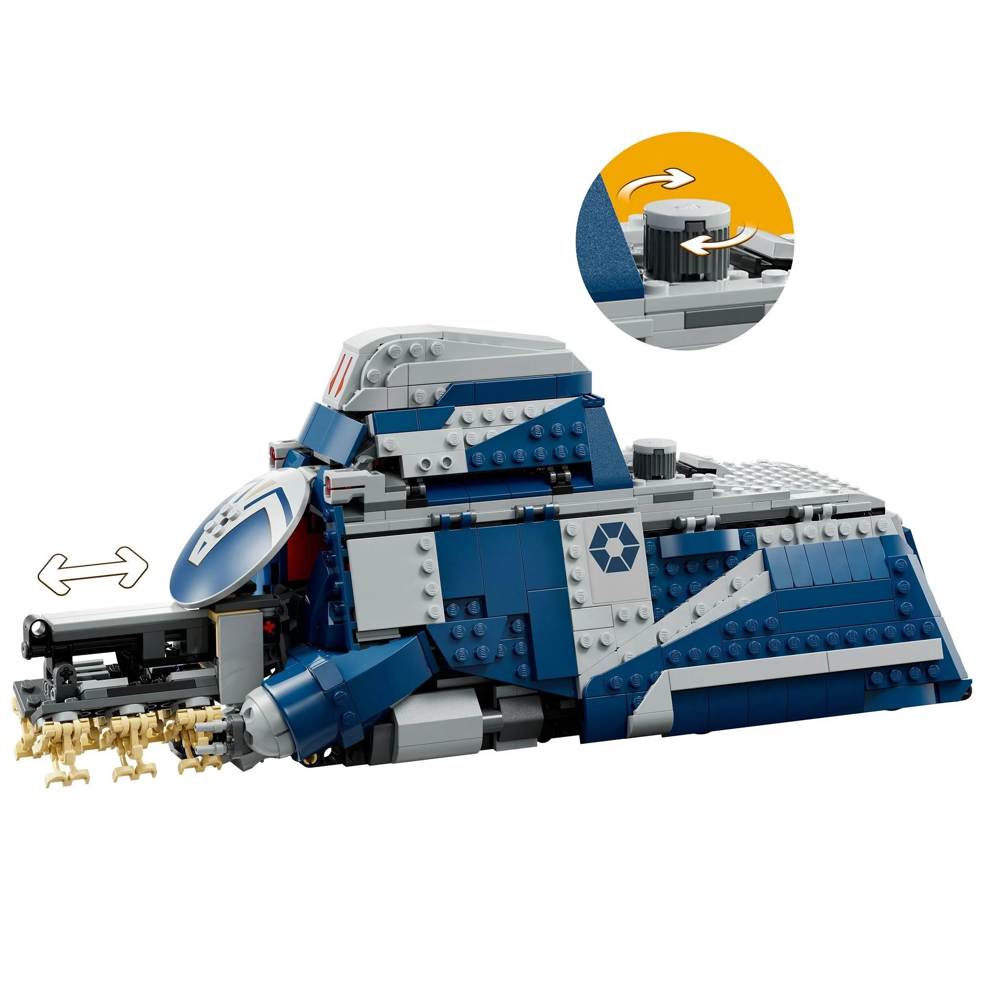 LEGO Star Wars Battle of Felucia Separatist MTT Vehicle75435 - Image 4