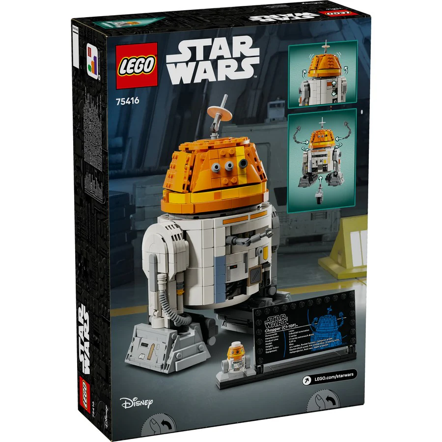 LEGO Star Wars Chopper (C1-10P) Astromech Driod 75416 - Image 9
