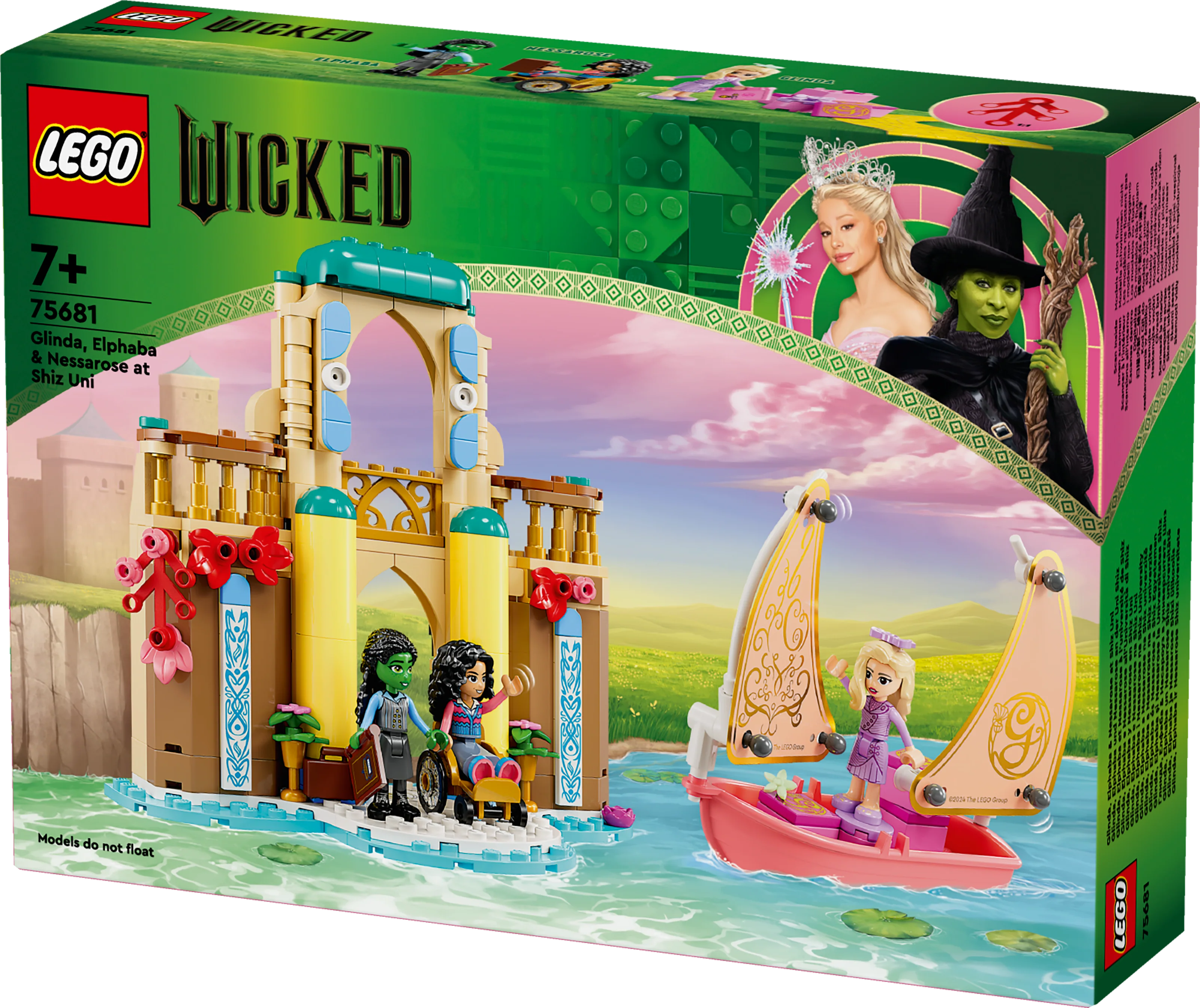 LEGO Wicked Glinda, Elphaba, Nessarose at Shiz University 75681, (304-pieces) - Image 4