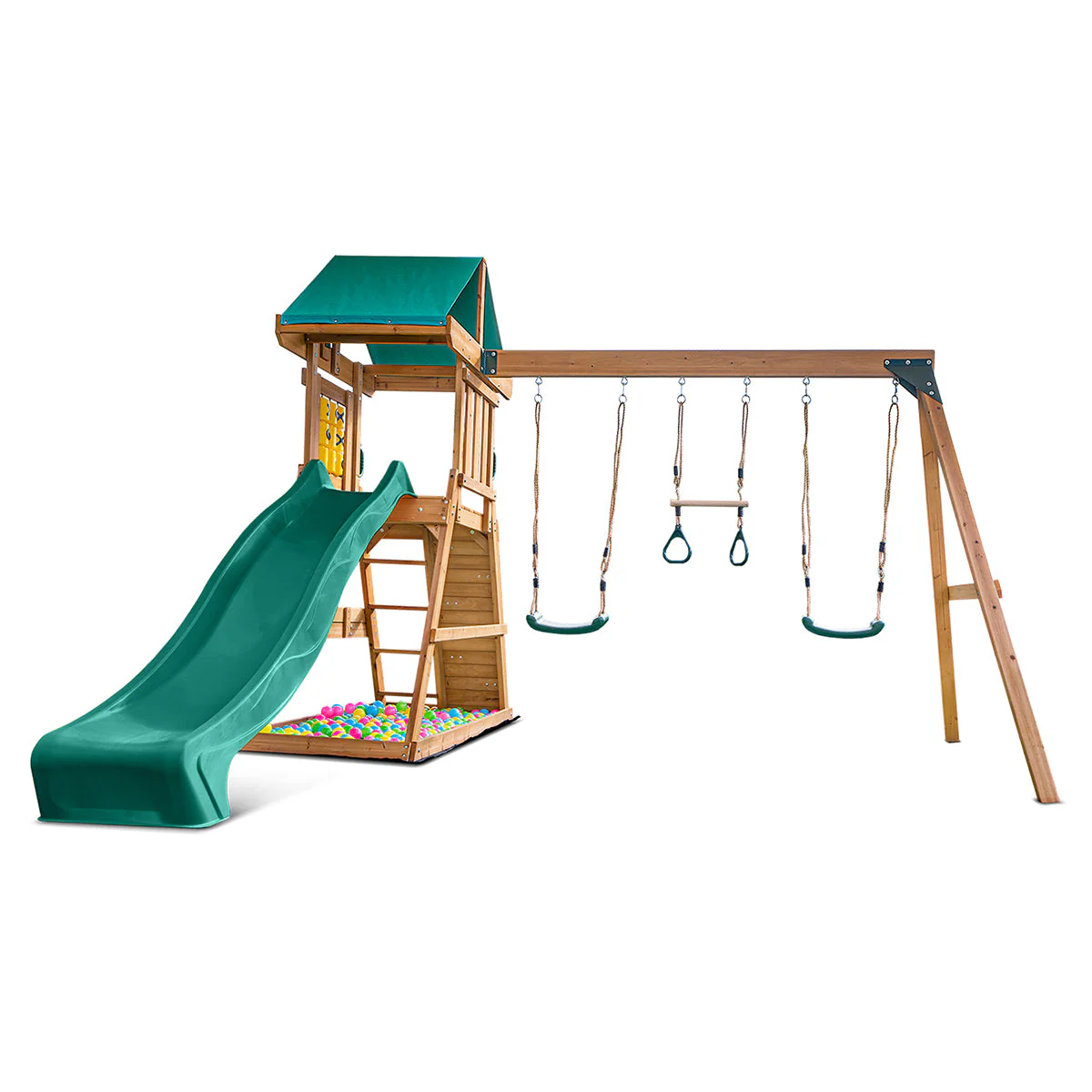 Lifespan Kids Birmingham Play Centre Set with 2.2m Green Slide - Image 8