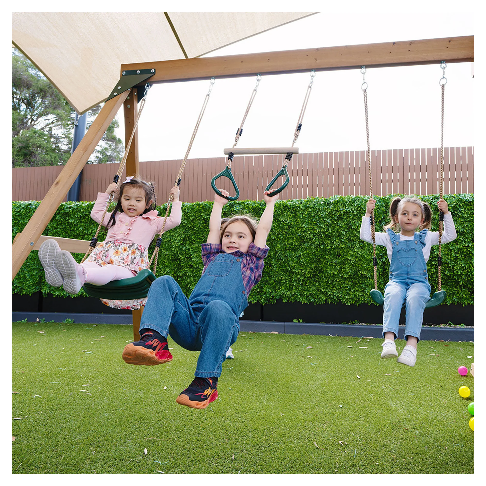 Lifespan Kids Carindale Play Centre Set with 2.2m Green Slide - Image 15