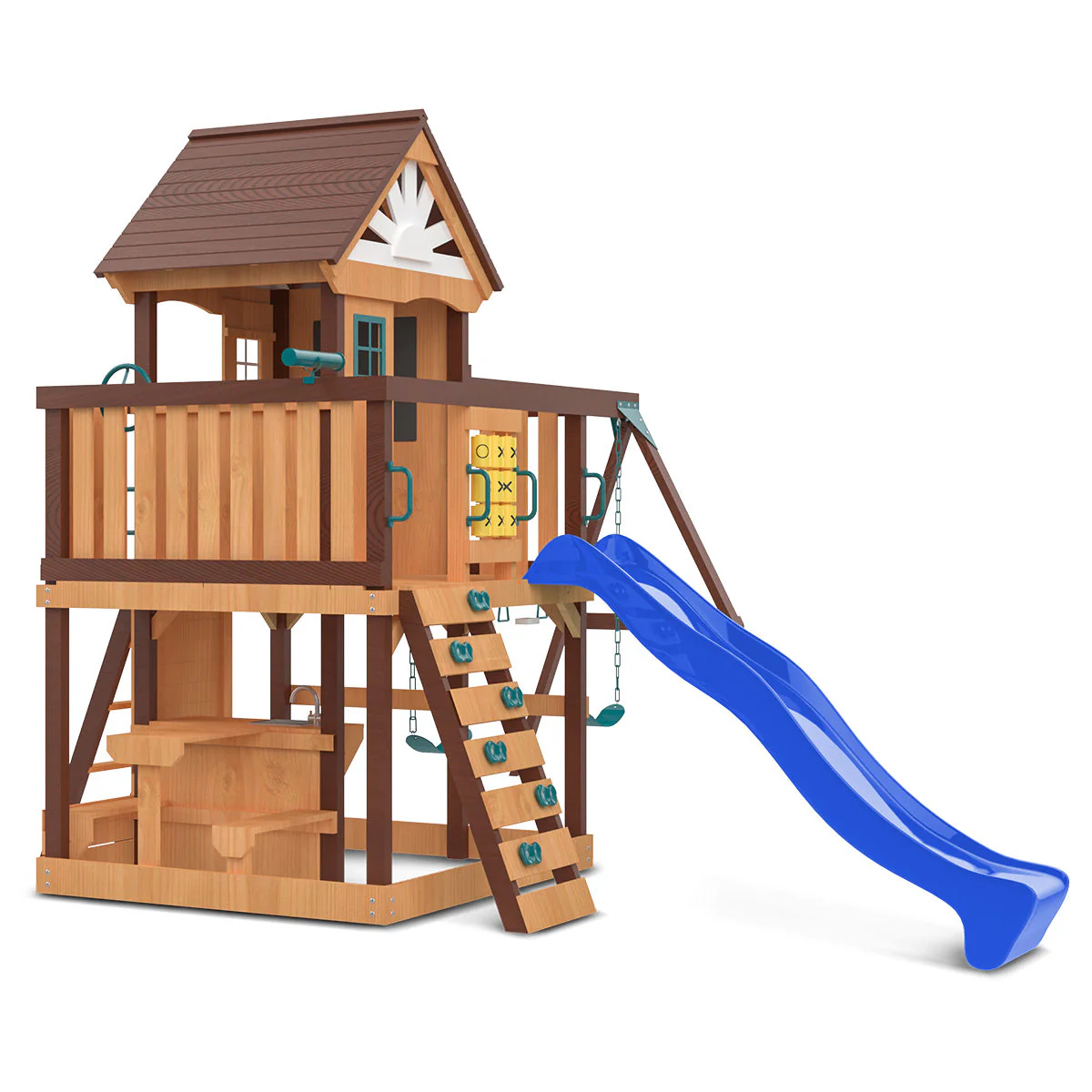 Lifespan Kids Coventry Play Centre Set with 2.2m Blue Slide - Image 5