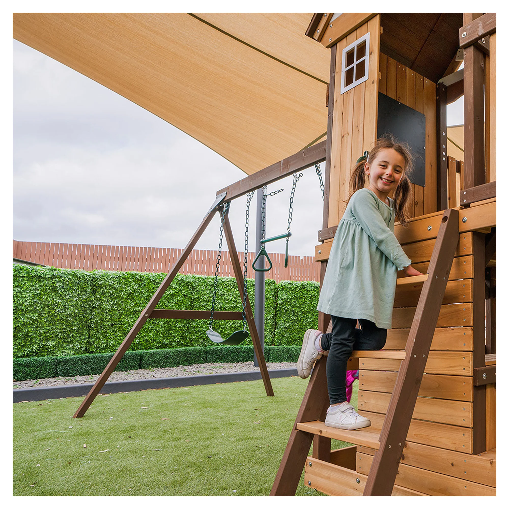 Lifespan Kids Coventry Play Centre Set with 2.2m Green Slide - Image 20