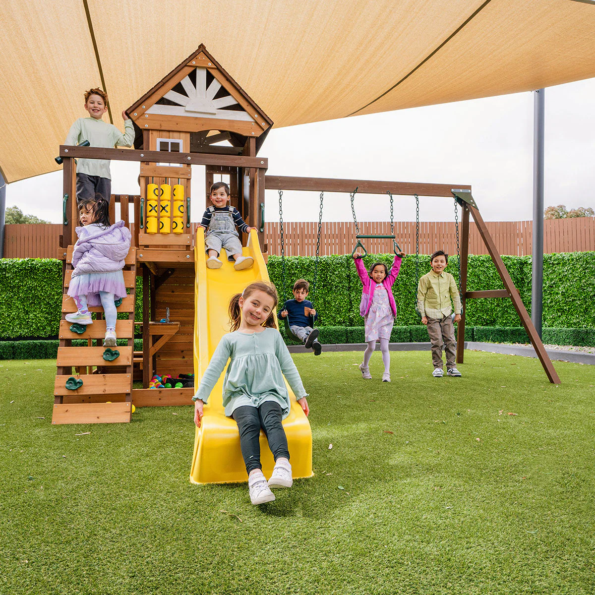 Lifespan Kids Coventry Play Centre Set with 2.2m Yellow Slide - Image 2