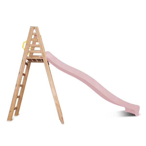 Lifespan Kids Jumbo Climb & 3.0m Slide Pastel Pink - Image 2