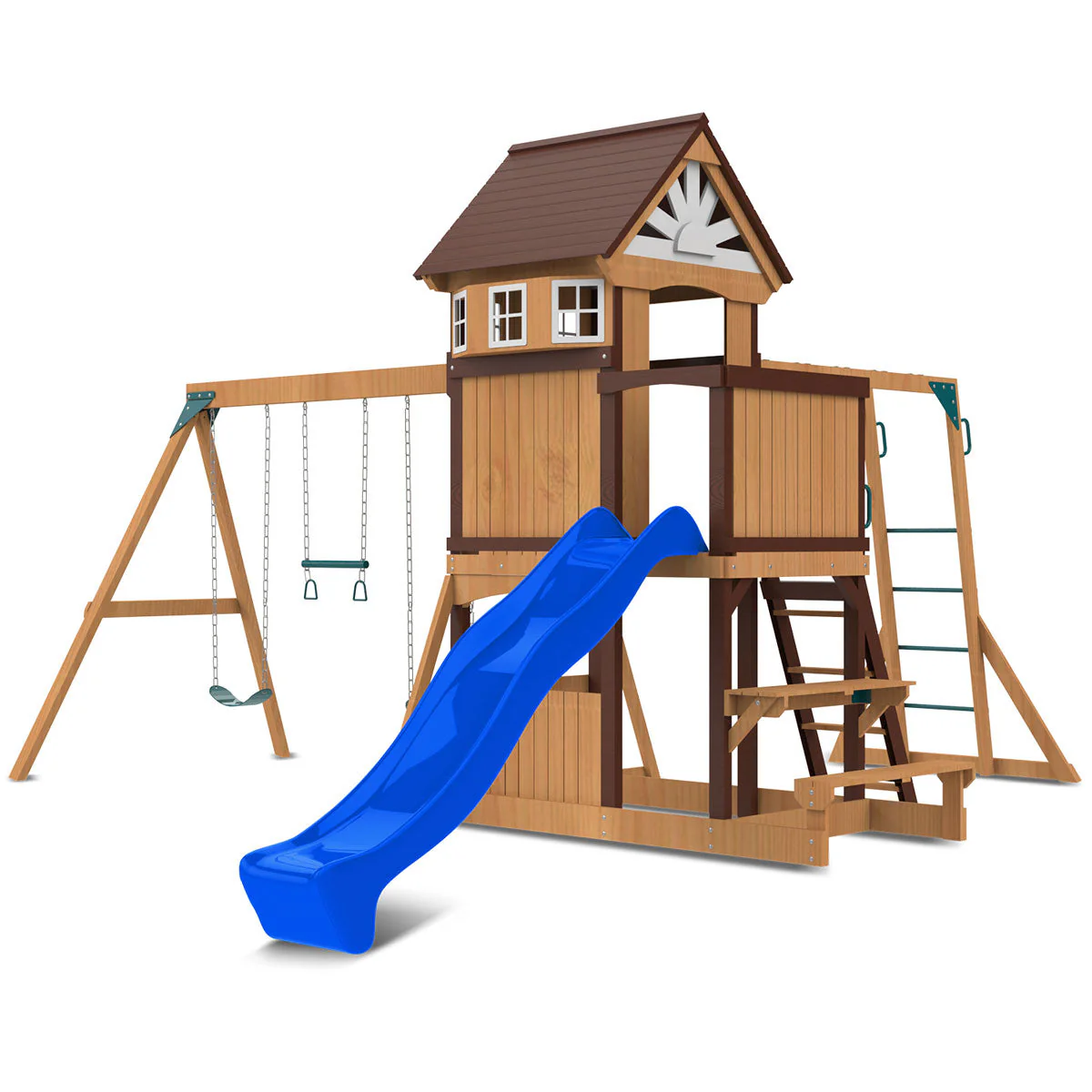 Lifespan Kids Meer Brook Play Centre Set with 2.2m Blue Slide - Image 2