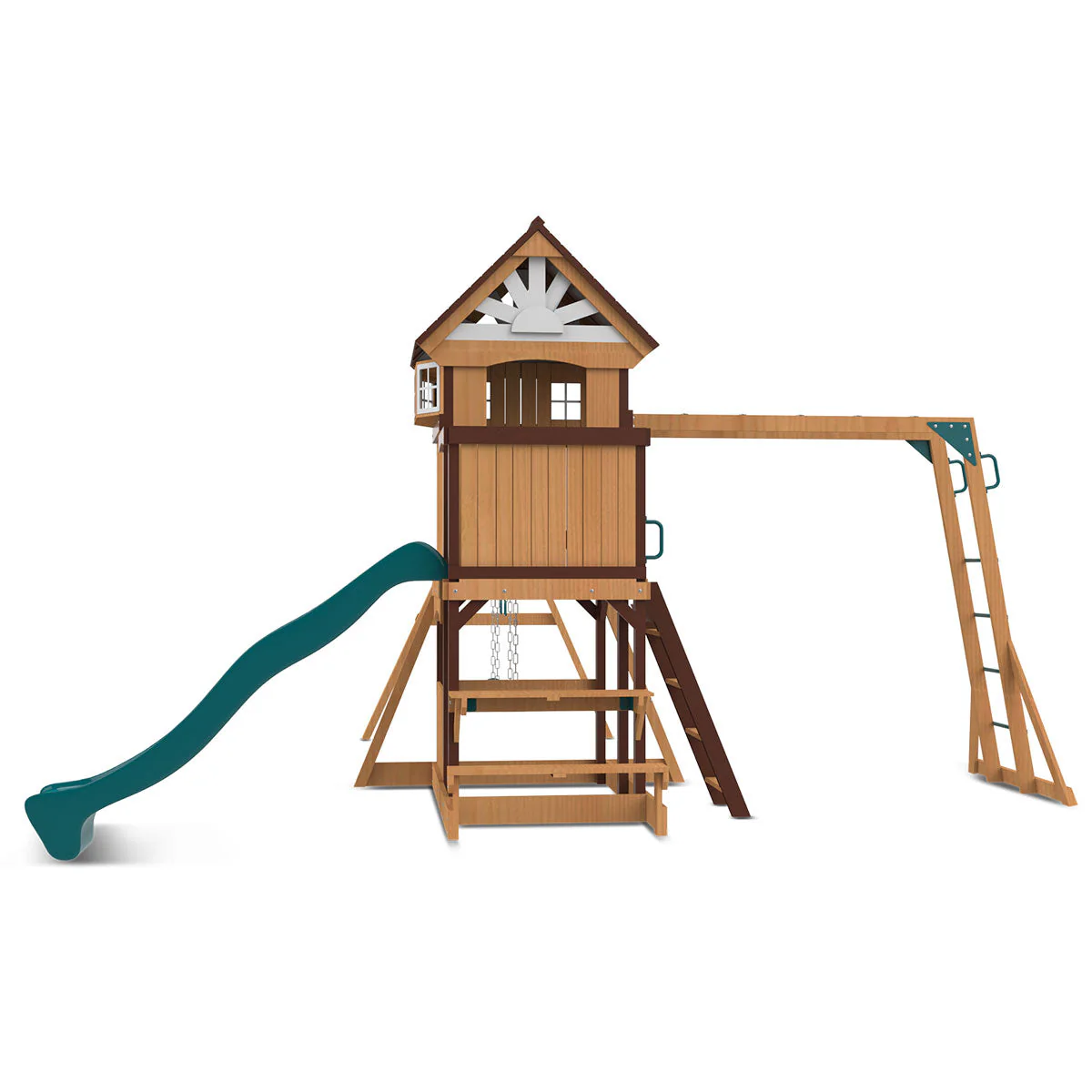 Lifespan Kids Meer Brook Play Centre Set with 2.2m Green Slide - Image 5