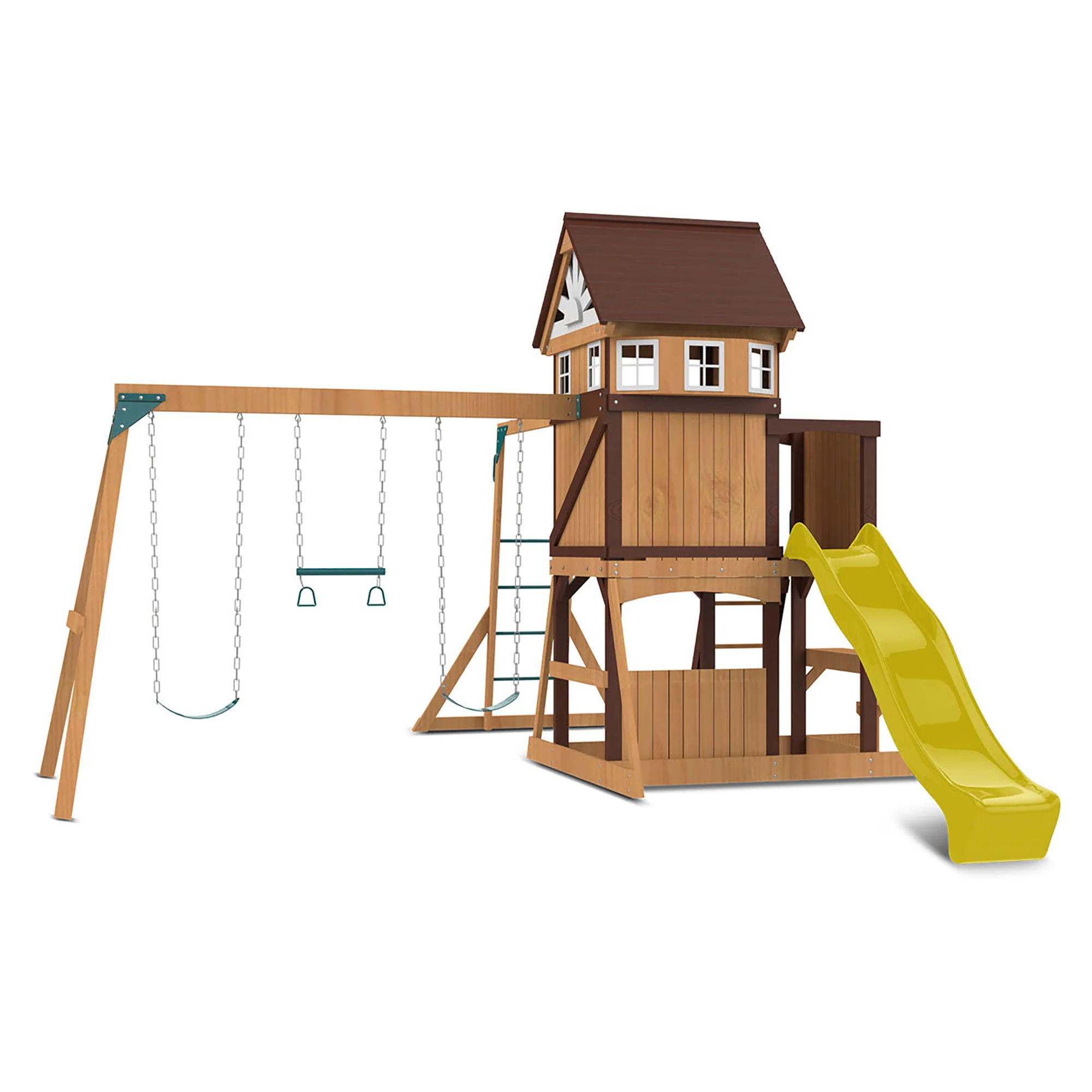 Lifespan Kids Meer Brook Play Centre Set with 2.2m Yellow Slide - Image 8
