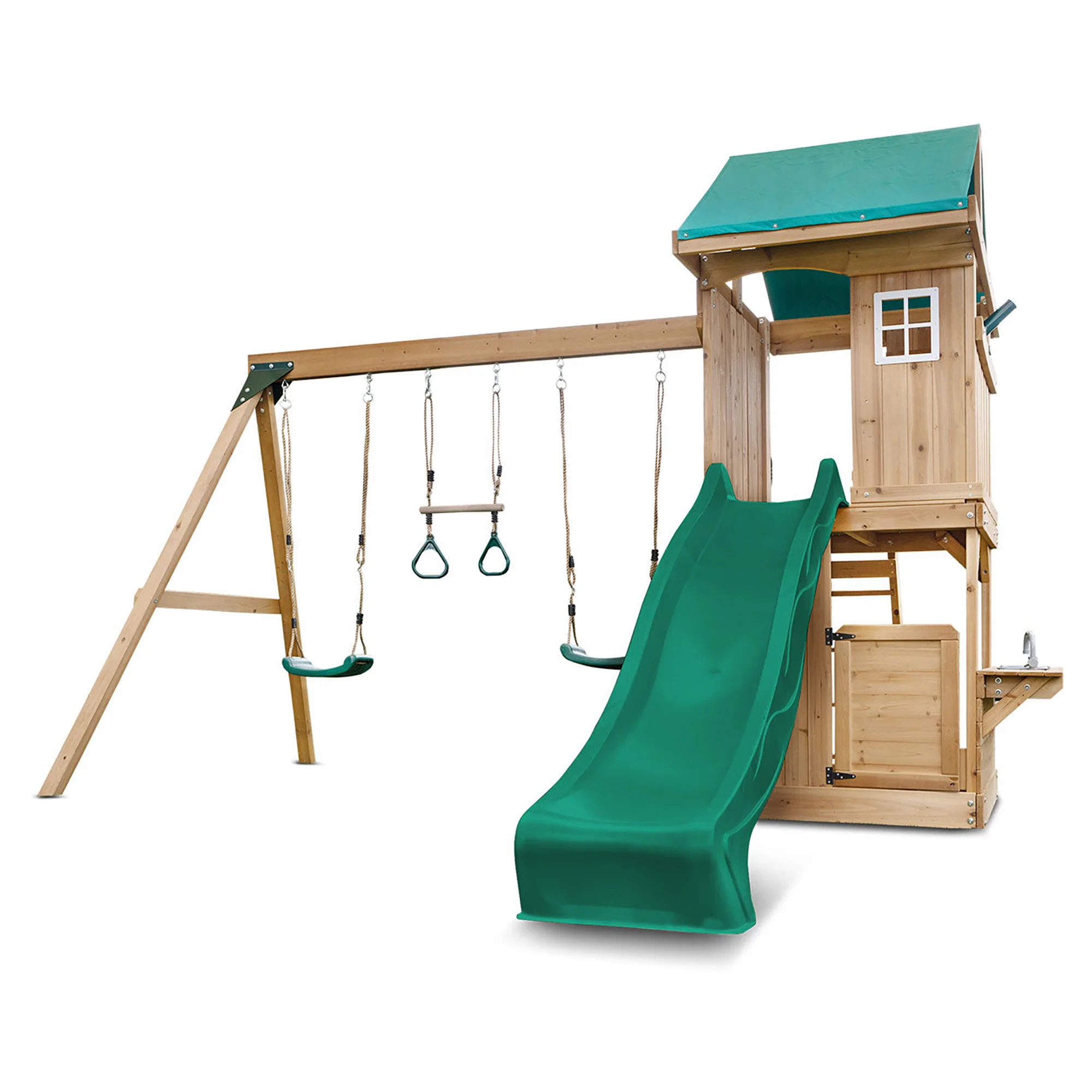 Lifespan Kids Montrose Play Centre Set with 2.2m Green Slide - Image 15