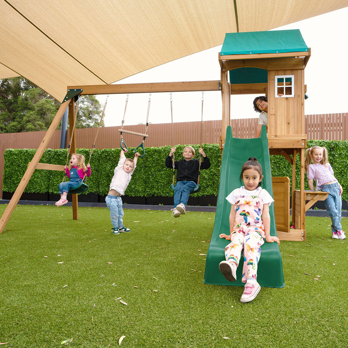 Lifespan Kids Montrose Play Centre Set with 2.2m Green Slide - Image 8