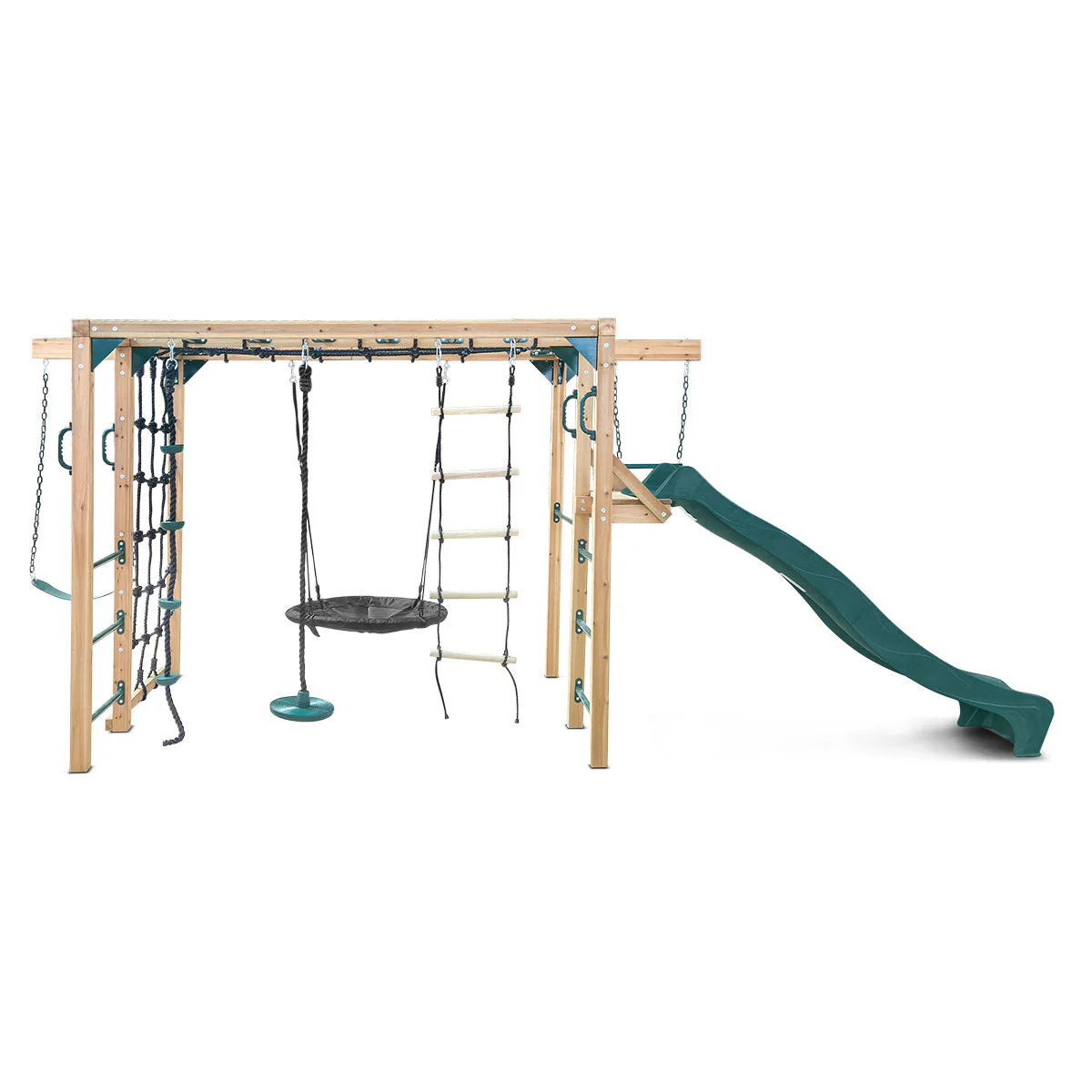 Lifespan Kids Orangutan Climbing Cube Jungle Gym Play Centre + Green Slide - Image 6
