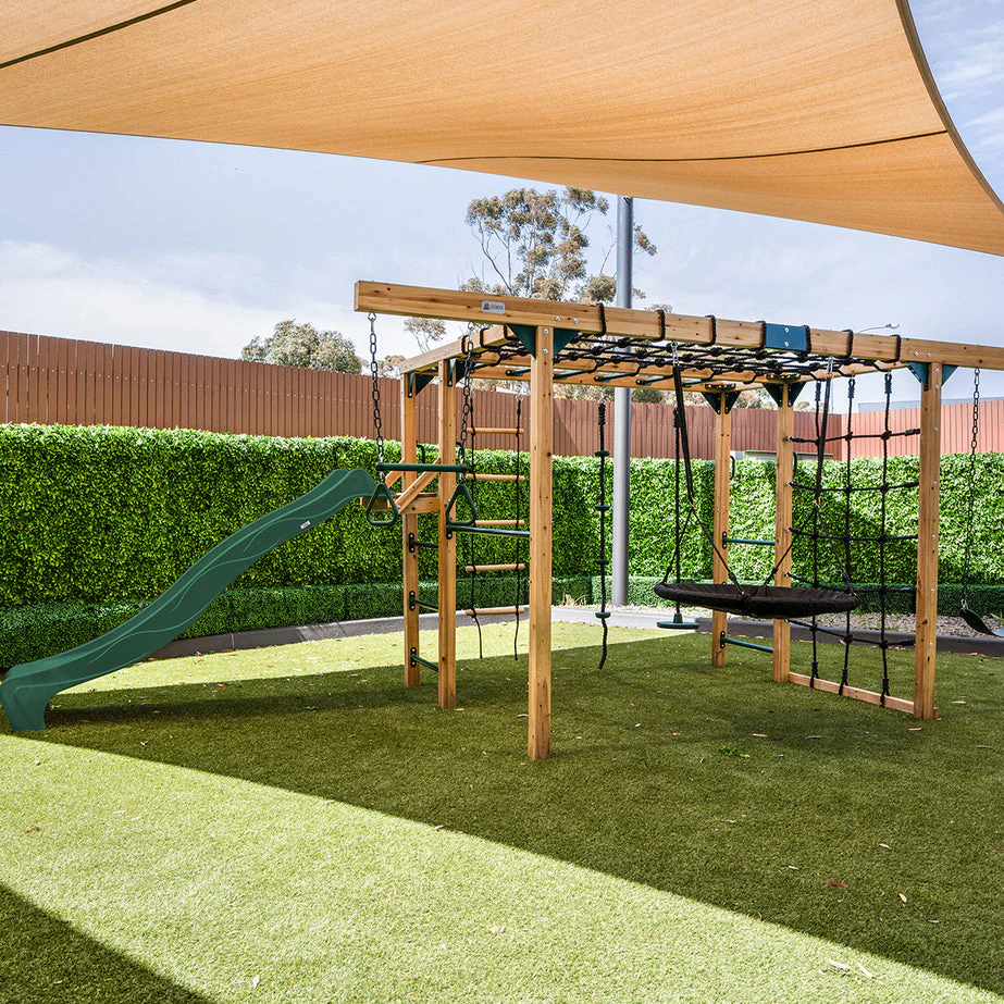 Lifespan Kids Orangutan Climbing Cube Jungle Gym Play Centre + Green Slide - Image 7
