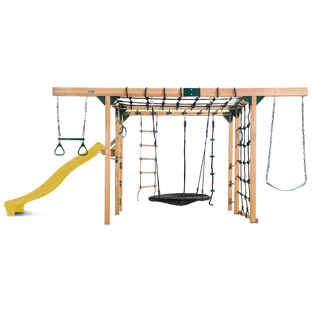 Lifespan Kids Orangutan Climbing Cube Jungle Gym Play Centre + Yellow Slide - Image 2