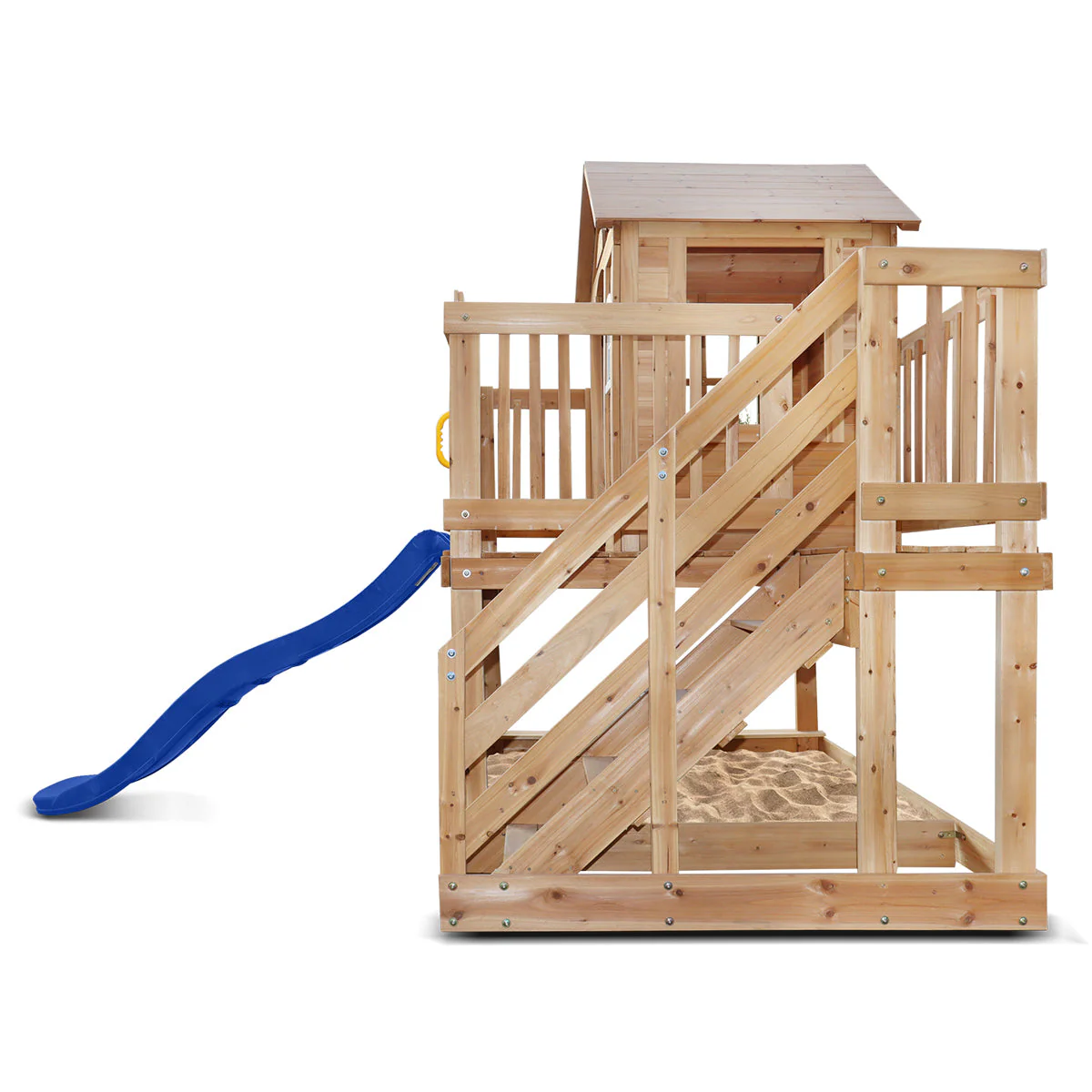 Lifespan Kids Silverton Cubby House Play Centre With 1.8m Blue Slide - Image 9