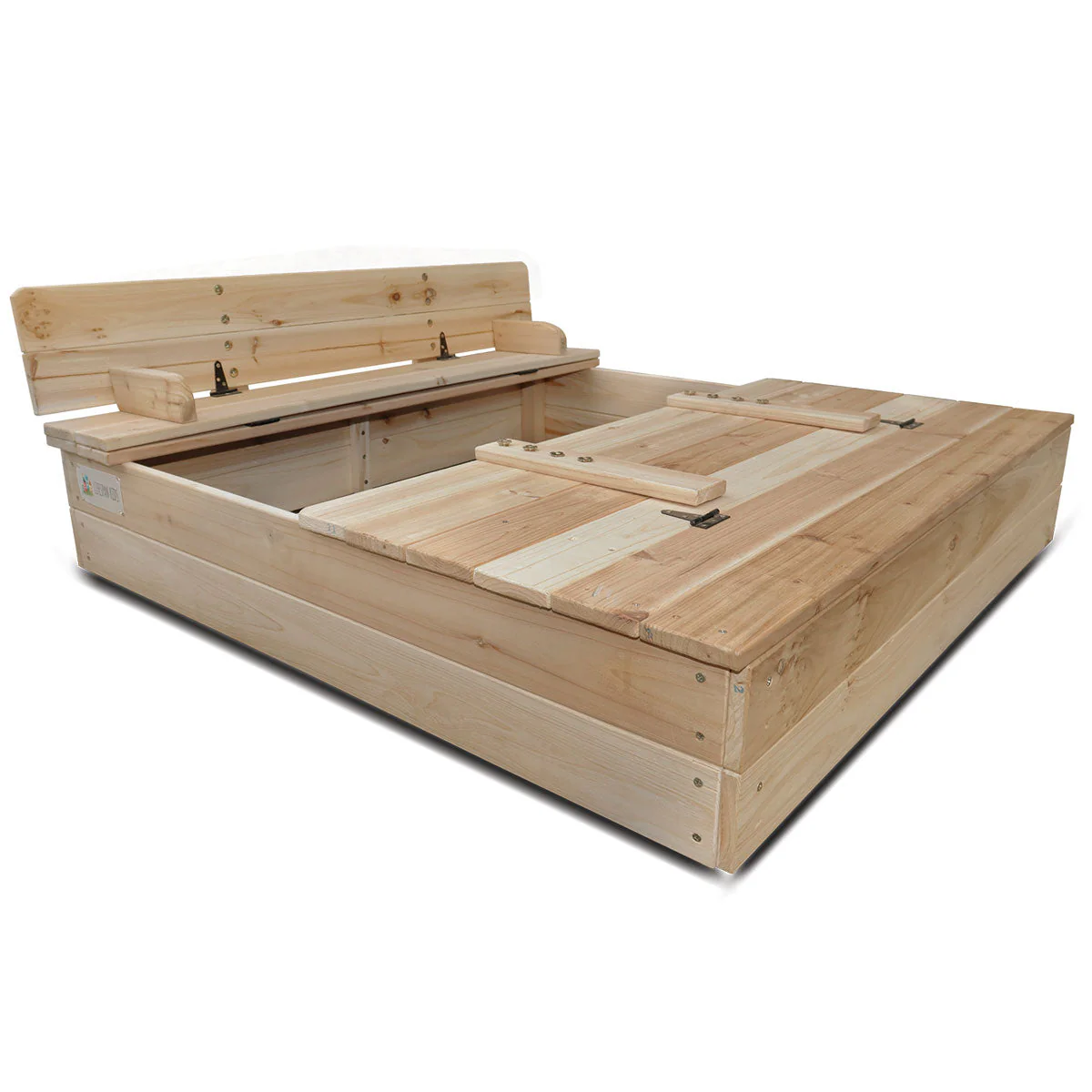 Lifespan Kids Strongbox 2 Square Sandpit - Image 3
