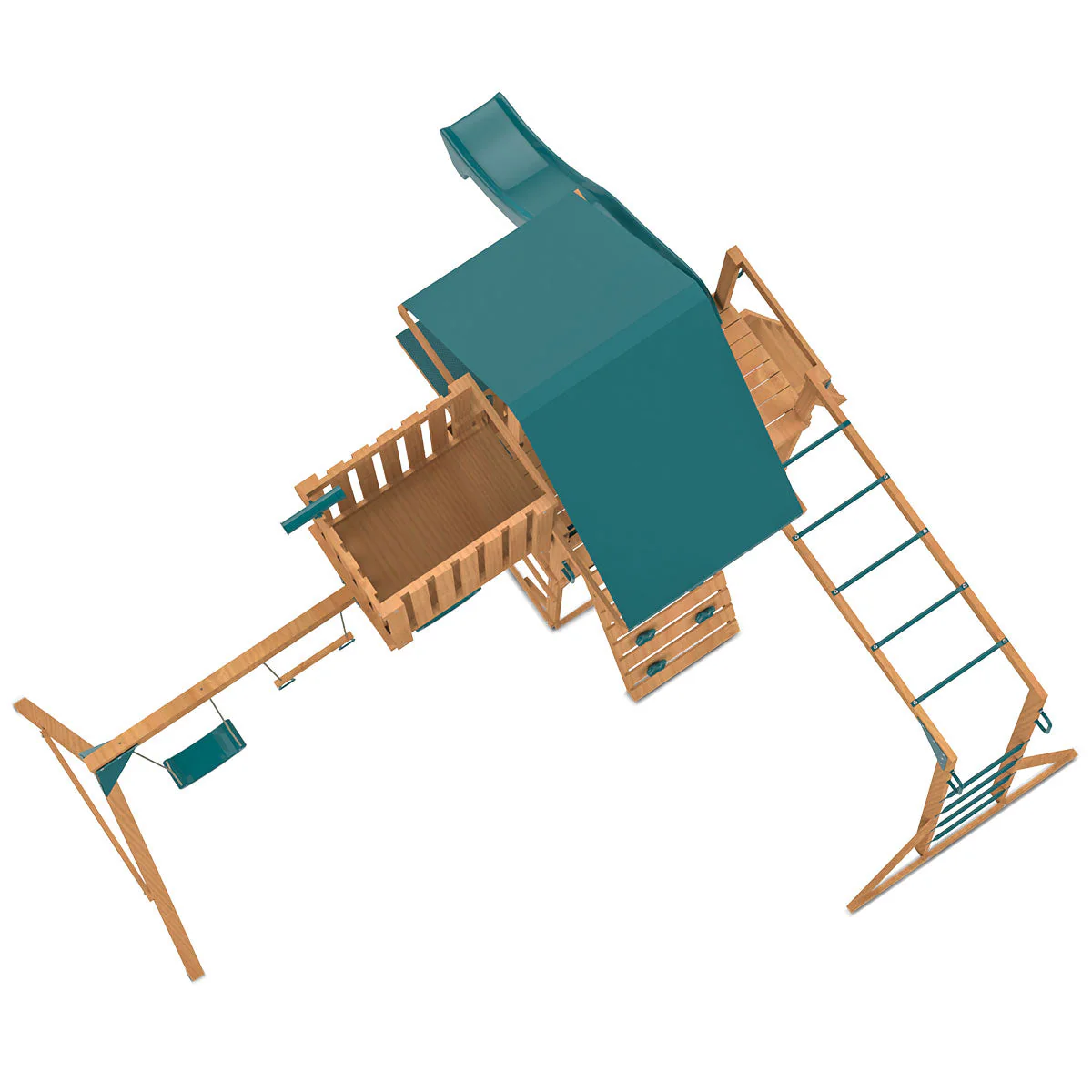 Lifespan Kids Walton Play Centre Set with 2.2m Green Slide - Image 8