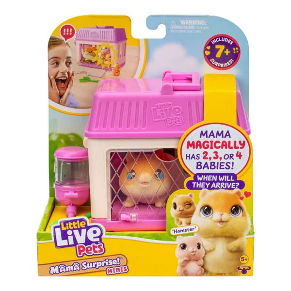 Little Live Pets Mama Surprise Hamster Mini Playset