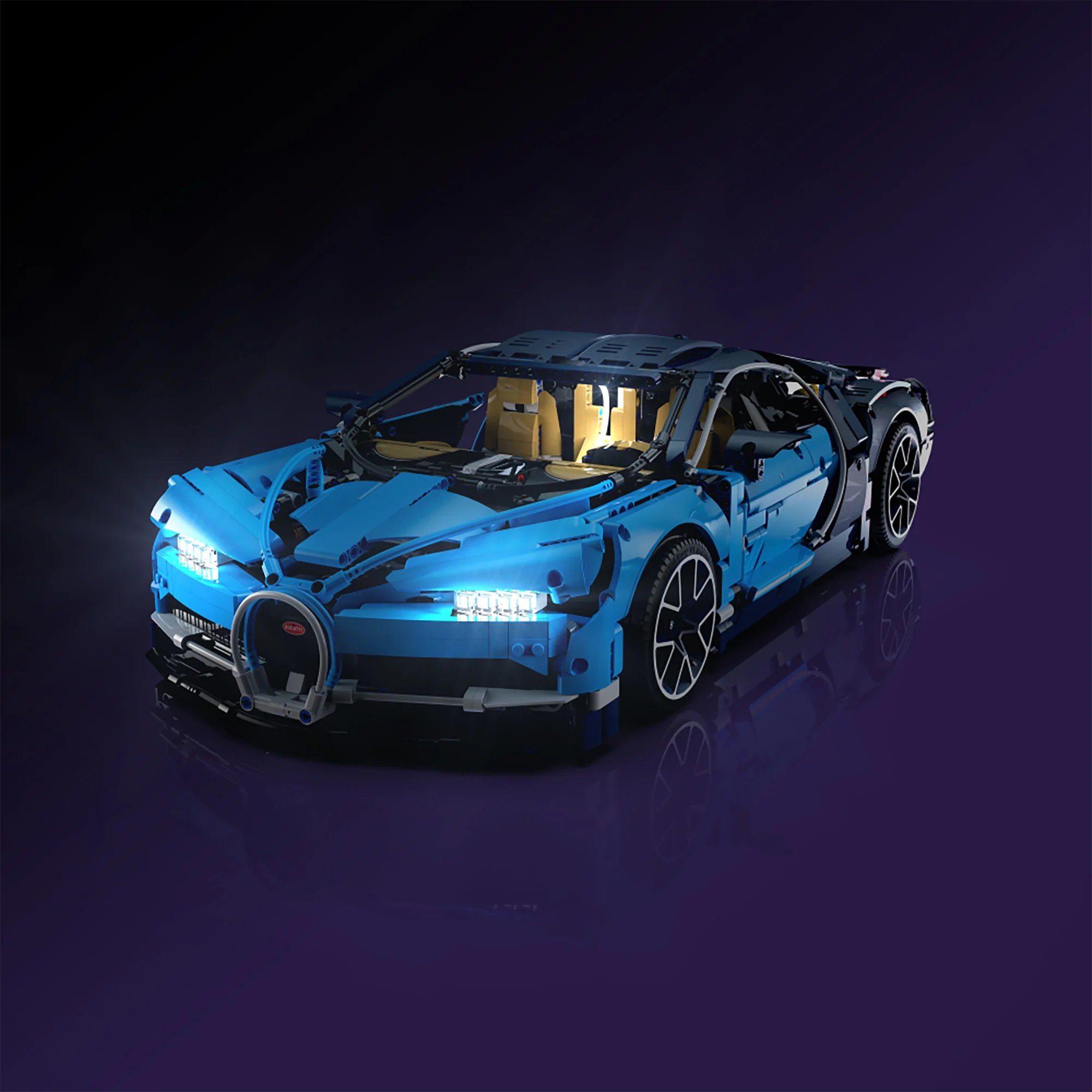 LMB 2.0 Light Kit for LEGO Bugatti Chiron #42083 - Image 2