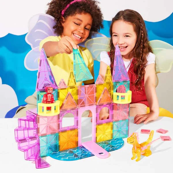 Magna Tiles Castle DLX + microMAGS 48 Piece Set - Image 2