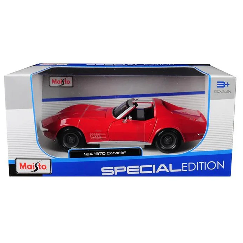 Maisto 1:24 1970 Chevrolet Corvette Coupe - Image 2
