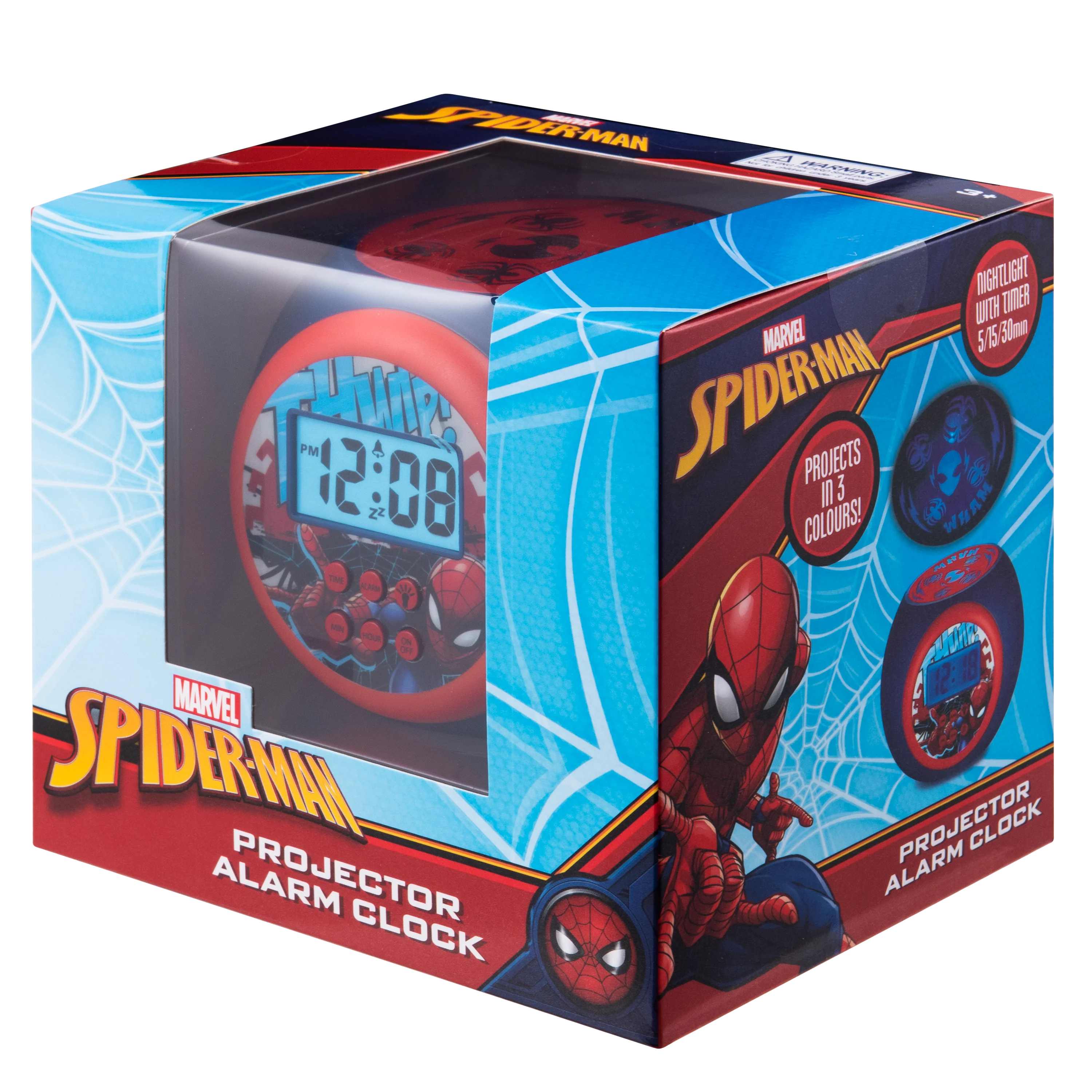 Marvel Spiderman Projector Alarm Clock - Image 3
