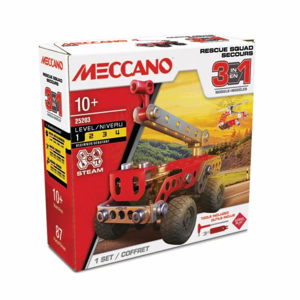 Meccano 3 Multi Model Set - Rescue Squad - Image 2