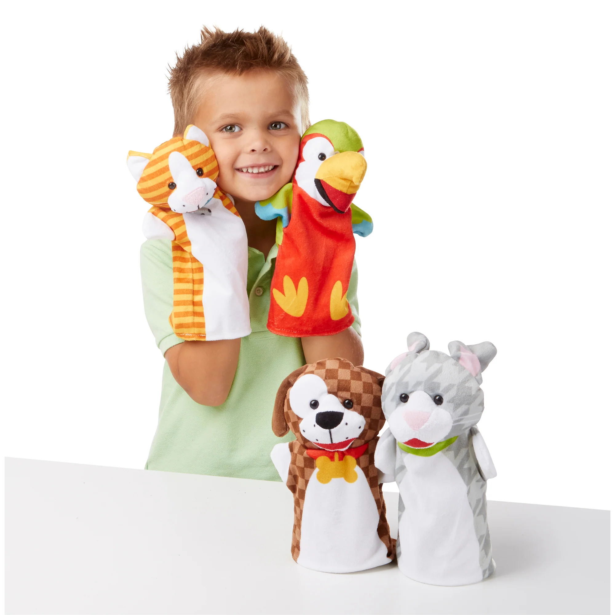 Melissa & Doug Hand Puppets - Playful Pets - Image 11