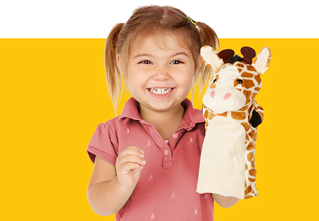 Melissa & Doug Hand Puppets - Zoo Friends - Image 18