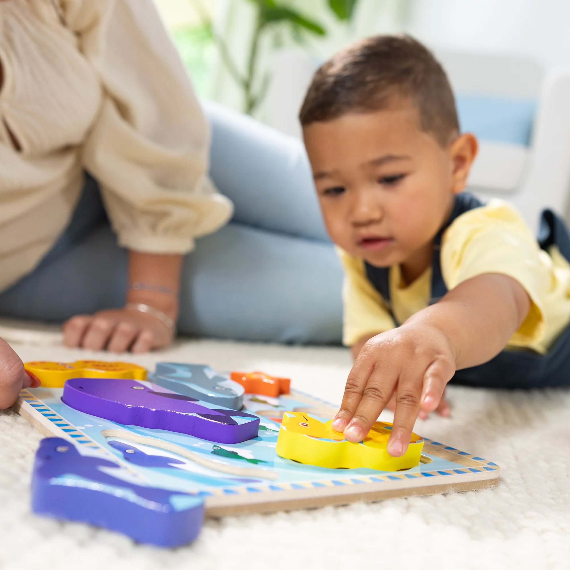 Melissa & Doug Sea Life Chunky Puzzle - Image 7